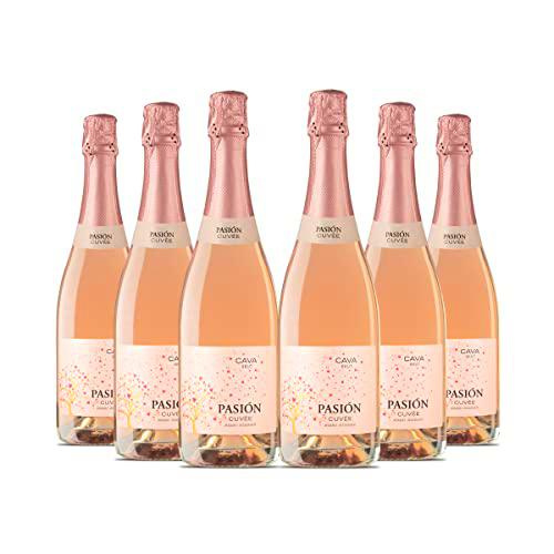 Bodega Sierra Norte - Pack 6 Botellas Pasión Cuveé Brut Rosado 750 ml