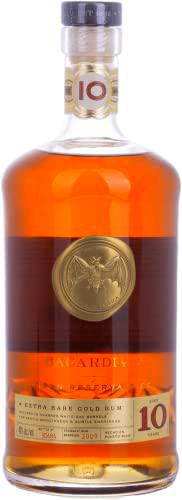 Bacardi 10 Años Gran Reserva Diez Extra Rare Gold Rum 40% Vol. 1l