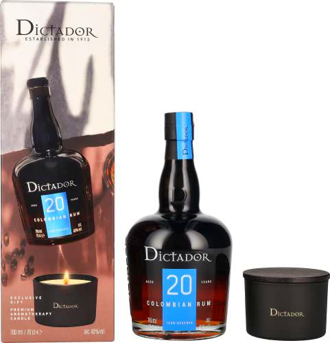 Dictador 20 Years Old ICON RESERVE 40% Vol. 0,7l in Giftbox with Kerze