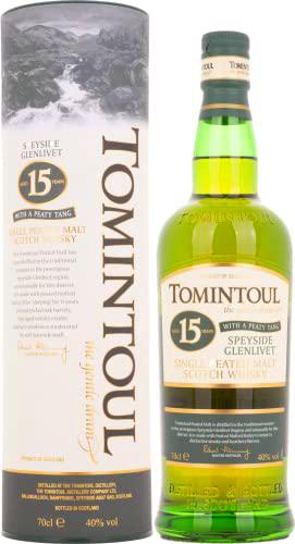 Tomintoul 15 Years Old WITH A PEATY TANG 40% Vol. 0,7l in Giftbox