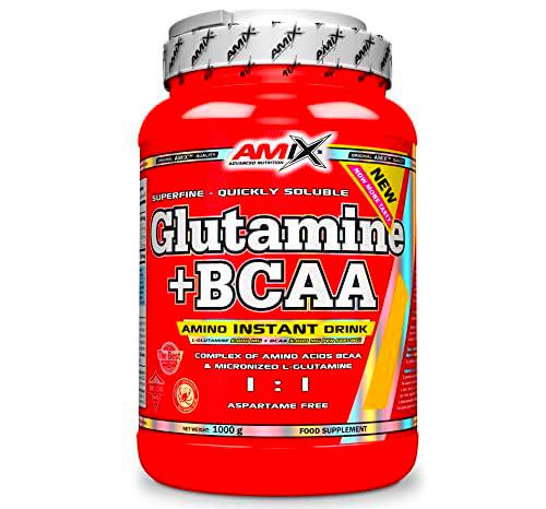 Amix - Glutamina + Bcaa - Suplemento Alimenticio - Mejora del Rendimiento