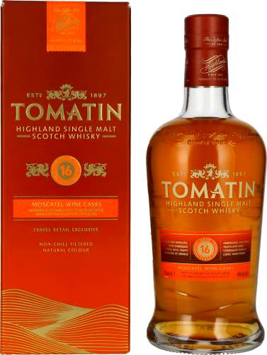 Tomatin 16 Years Old Moscatel Wine Casks 46% Vol. 0,7l in Giftbox