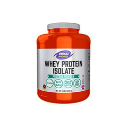 NOW Whey Isolate 100% Natural, Unflavoured 2268g