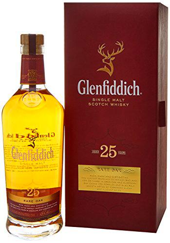 Glenfiddich 25 Years Old RARE OAK Single Malt Scotch Whisky 43% Vol