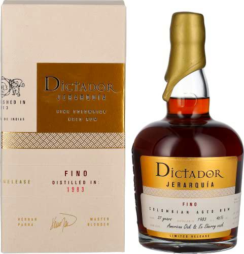 Dictador JERARQUÍA 37 Years Old FINO Rum 1983 46% Vol