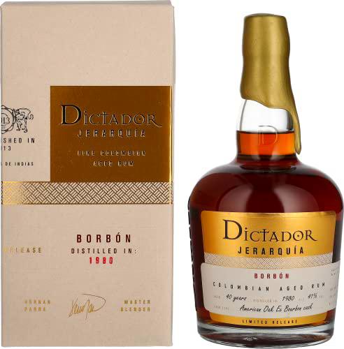 Dictador JERARQUÍA 40 Years Old BORBÓN Rum 1980 41% Vol