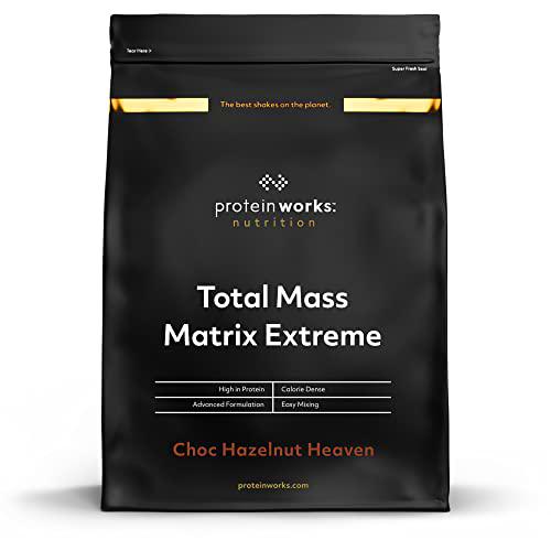 THE PROTEIN WORKS Total Mass Matrix Extreme Protein Powder | Masa Muscular | Alto en Calorías Para Ganar Masa | Con Glutamina