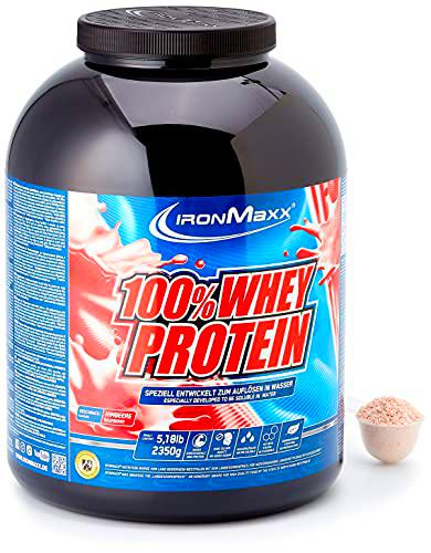 IronMaxx Ironmaxx Sabor Frambuesa 100% Polvo Proteína De Suero 2.35 Kg En Lata 2350 g