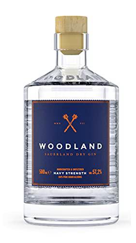 Woodland Sauerland Dry Gin NAVY STRENGTH 57,2% Vol. 0,5l