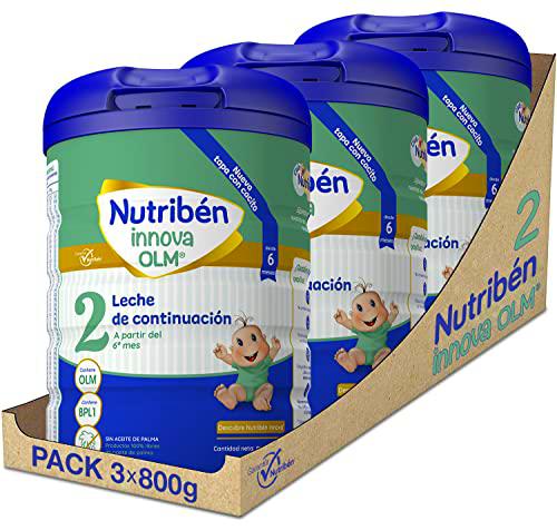 Nutribén Pack Innova 2 - Leche en Polvo de Continuación para Bebés