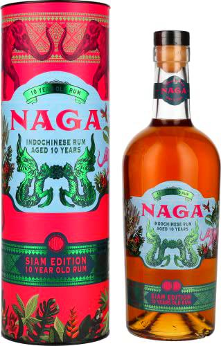 Naga Siam Edition 10 Years Old Rum 40% Vol. 0,7l in Giftbox