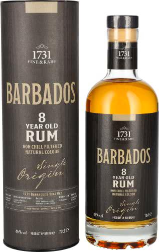 1731 Fine &amp; Rare BARBADOS 8 Years Old Single Origin Rum 46% Vol