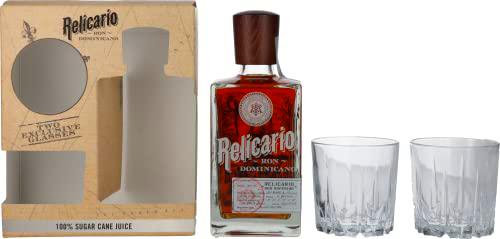 Relicario Ron Dominicano Superior 40% Vol. 0,7l in Giftbox with 2 glasses