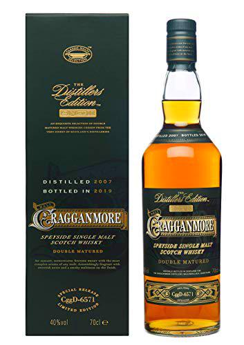 Cragganmore Distiller's Edition 2019 Whisky Escocés Puro de Malta de las Tierras Altas de Escocia