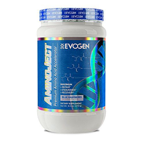 Evogen Aminoject Polvo, Frambuesa Azul 470 g