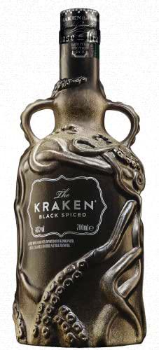 The Kraken Black Spiced Rum, Edición Limitada de Cerámica