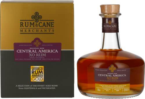 Rum &amp; Cane CENTRAL AMERICA XO Rum 43% Vol. 0,7l in Giftbox