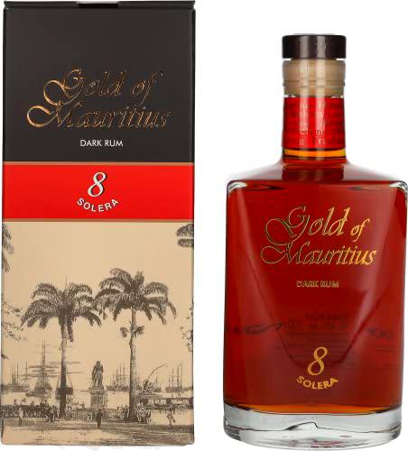 Gold of Mauritius 8 Solera Dark Rum 40% Vol. 0,7l in Giftbox