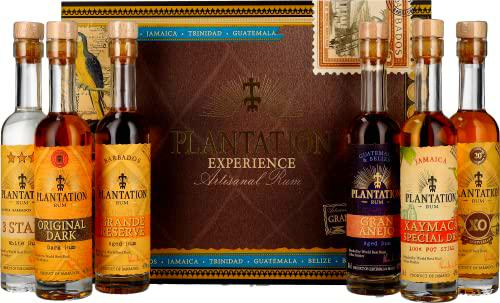 Plantation EXPERIENCE BOX Artisanal Rum 41% Vol. 6x0,1l in Giftbox