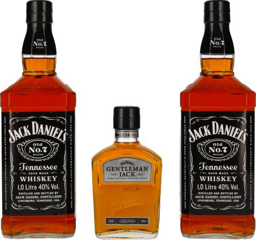 Jack Daniel's Travel Pack 40% Vol. 2x1l in Giftbox + 1x0,2l