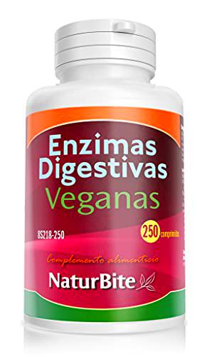 naturbite ENZIMAS DIGESTIVAS VEGANAS 250comp.