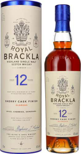 Royal Brackla 12 Years Old Oloroso Sherry Cask Finish 46% Vol