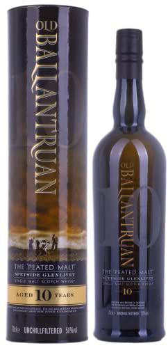 Old Ballantruan 10 Years Old THE PEATED MALT Single Malt Scotch Whisky 50% Vol