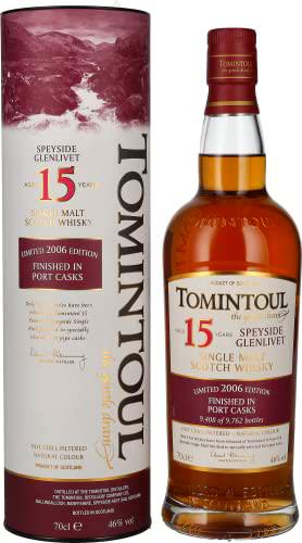 Tomintoul 15 Years Old PORT CASKS Finish Limited Edition 2006 46% Vol