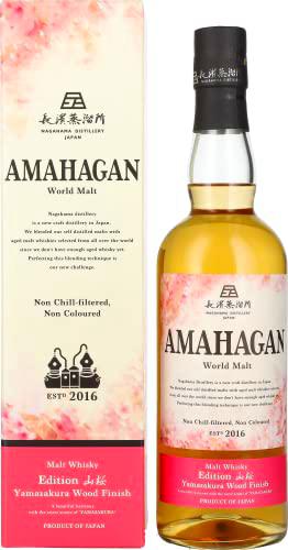 Amahagan World Malt Whisky YAMAZAKURA WOOD Finish 47% Vol