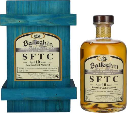 Edradour Ballechin SFTC 10 Years Old Bourbon Cask Matured 2010 55,6% Vol