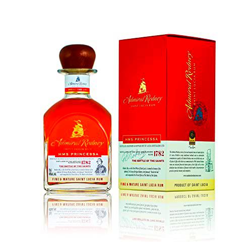 Admiral Rodney HMS PRINCESSA Fine &amp; Mature Saint Lucia Rum 40%