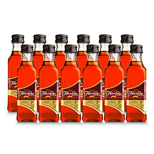 Ron Flor de Caña 7 años - 120 botellitas miniatura de 5 cl