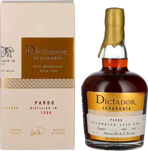 Dictador JERARQUÍA 30 Years Old PARDO Rum 1990 41% Vol