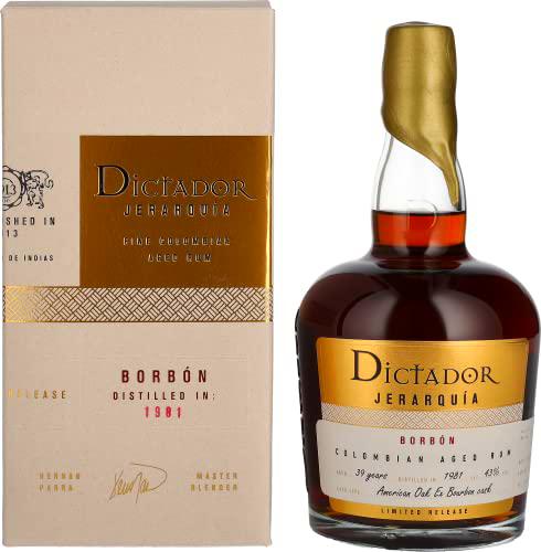 Dictador JERARQUÍA 39 Years Old BORBÓN Rum 1981 43% Vol