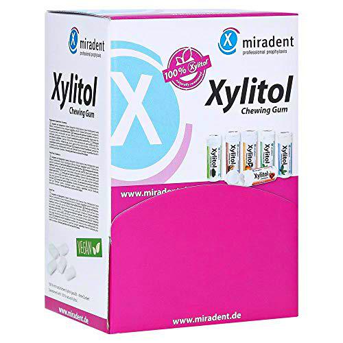 Miradent Caja de chicle de Xylitol 400 piezas