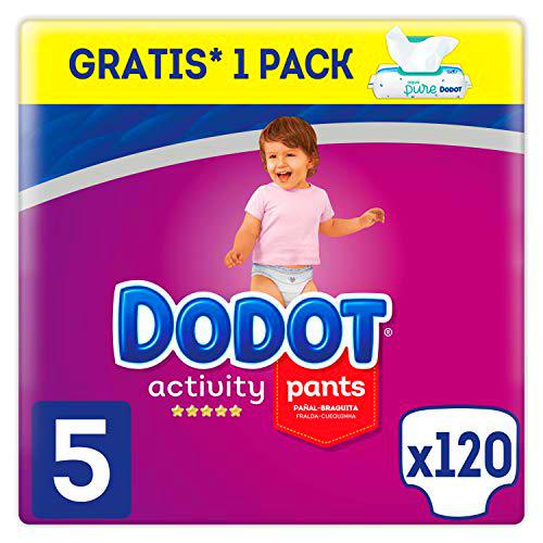 Dodot Pañales Bebé Activity Pants Talla 5 (12-17 kg)