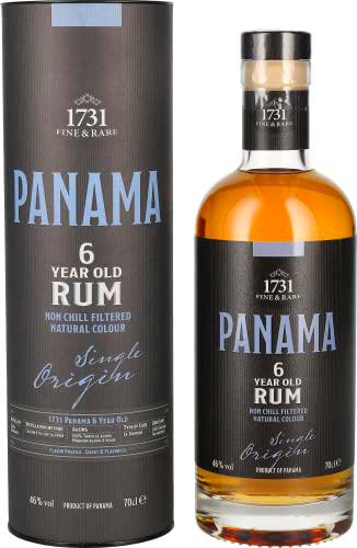 1731 Fine &amp; Rare PANAMA 6 Years Old Single Origin Rum 46% Vol