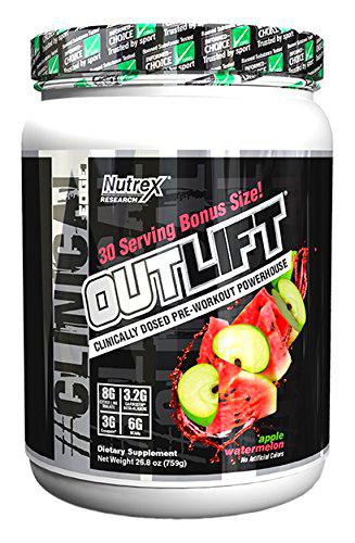 Nutrex Research Outlift clinical edge (30 serv) 760 g 1 Unidad