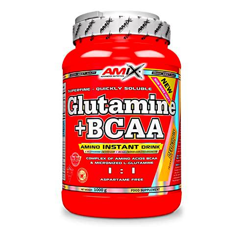 Amix - Glutamina + Bcaa - Suplemento Alimenticio - Mejora del Rendimiento