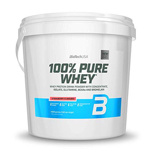 BioTechUSA 100% Pure Whey, Complejo de suero de leche con bromelina