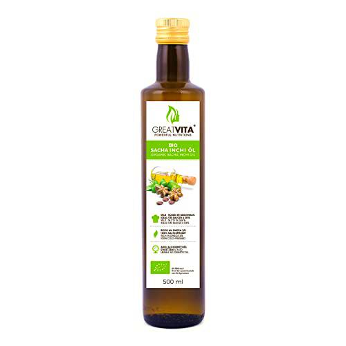 Aceite de Bio Sacha Inchi MeaVita, 100% puro y prensado en frío