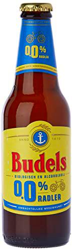 Budels, Cerveza Radler 0% Bio, 30 cl - Paquete de 4 x 6 unidades (Total 24 unidades)