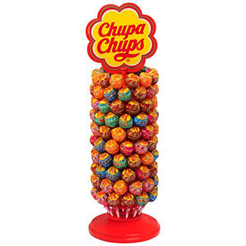 Chupa Chups Original, Caramelo con Palo de Sabores Variados