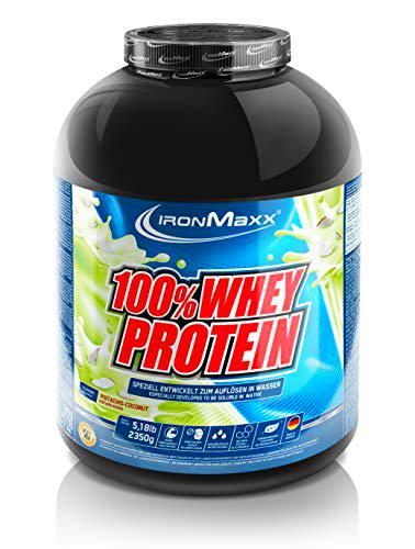 IronMaxx Ironmaxx Sabor Pistacho De Coco 100% Polvo Proteína De Suero 2.35 Kg En Lata 2350 g