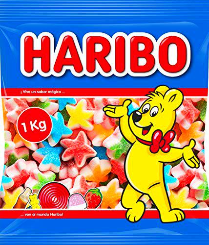 Haribo Estrellas Tricapa - 8 bolsas x 1Kg (8Kg)