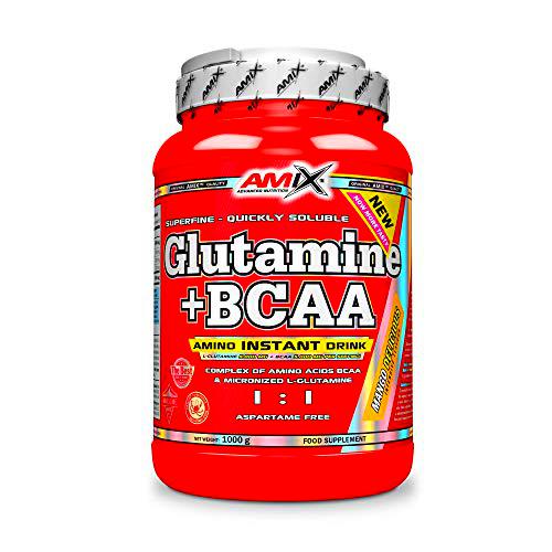 Amix - Glutamina + Bcaa - Suplemento Alimenticio - Mejora del Rendimiento