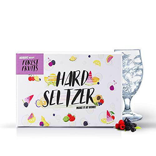 Kit Hard Seltzer, receta Frutas del bosque. 7,5 litros de la bebida de moda