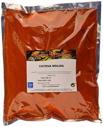 ESPECIAS PEDROZA Cayena Molida - Paquete De 5 X 1000 Gr