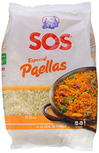 Arroz SOS Especial Paellas 1 Kg - [Pack De 10] - Total 10 Kg