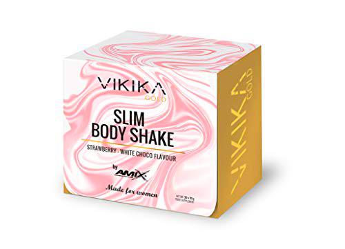 AMIX Nutrition | Vikika Gold | Slim Body Shake | Batido de Proteínas | Sabor Fresa